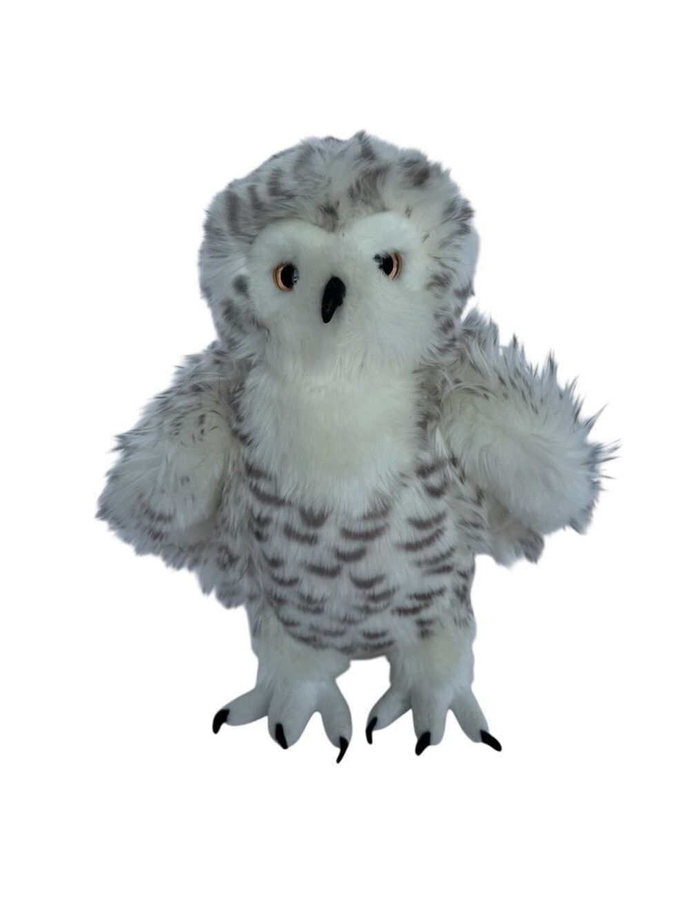 Douglas 16" Plush Owl White Spotted Standing High Quality Stuffed Animal Toy